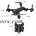 8807 W ireless Helicopter Mini W iFi RC Quadcopter With 0.3MP Camera Foldable 6-Axle D rone Toy Durable Photography Video Device   571096274